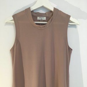 Babaton Mock Neck Top in Mauve, Size XS